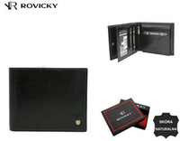 Portfel skórzany RFID ROVICKY 22323-VT-RVT Black