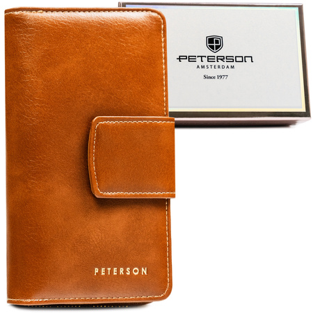 Portfel damski PU PTN 008-HF Camel