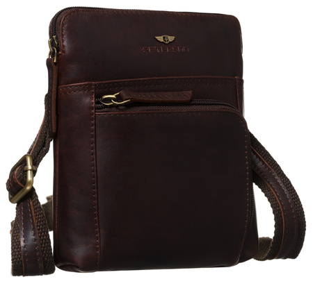 Torba skórzana + Etui PTN 1904E-OPU Brown