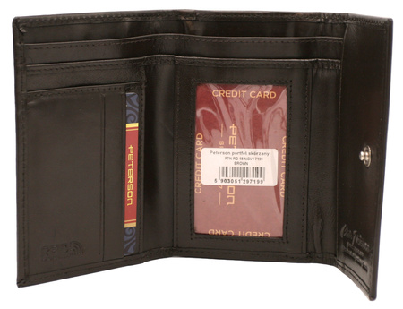 Portfel damski skórzany PTN RD-18-NGV Burgundy