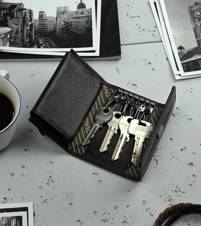 Rovicky leather key case CPR-044-BAR