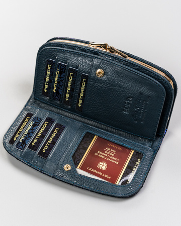 PETERSON PTN 42123-ONBF RFID leather wallet