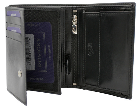 ROVICKY RFID leather wallet RV-7680278-BCA