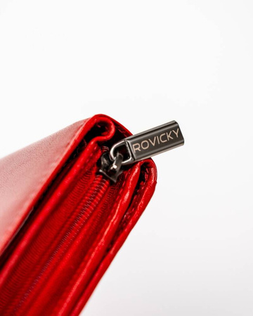 Portfel damski skórzany CPR-123-BAR Red