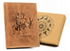 Leather wallet with the Gemini zodiac sign RFID ALWAYS WILD N4-CHM-GEMI