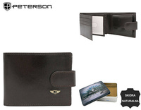 Portfel męski skórzany PTN 22302L-VT BROWN