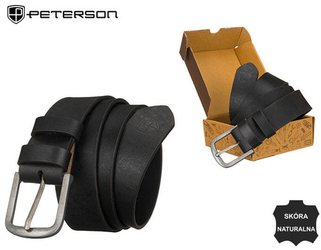 Pasek męski skórzany PTN PS-03