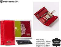Etui skórzane PETERSON PTN PL-6400 Red