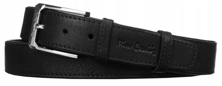 Gift Set of Genuine Leather: Wallet and Belt with Traditional Buckle - Pierre Cardin ZM-PC7