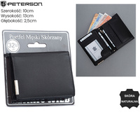 Portfel męski skórzany N4-P-PDM-BL Black