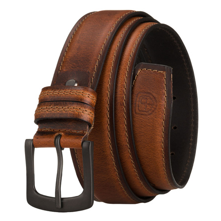 Pasek męski skórzany PTN LTP-32 Brown