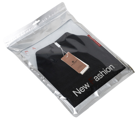 Czapka damska ozdobiona dżetami PTN HAT-01 Black Peterson