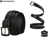 Pasek męski skórzany PTN LTP-32 Black