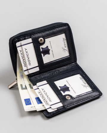 Portfel damski skórzany R-RD-34-GCL Navy