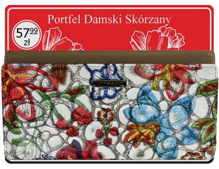 Portfel skóra + PU PN20-FL-BL Multi