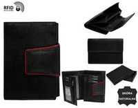 WOMEN'S leather wallet RD-03-GCL-NL Black