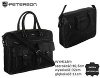 PETERSON PTN leather bag LAP-15602-NDM