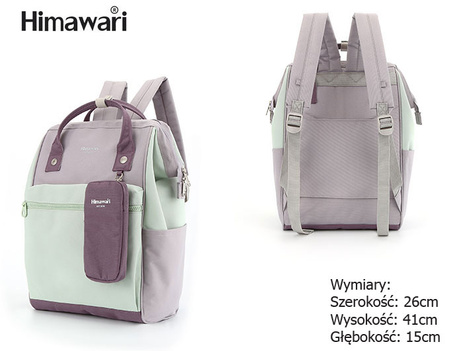 Himawari Travel Backpack with Laptop Compartment and Phone Case 1027-11