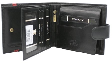 Leather wallet RFID ROVICKY 22323L-RVTP
