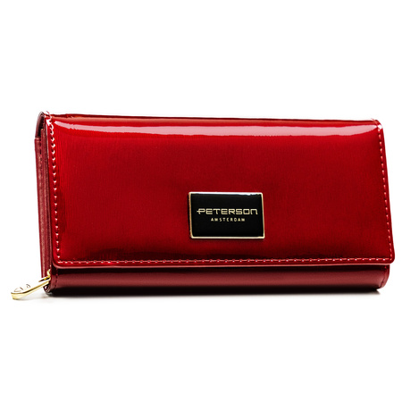 Portfel damski skórzany PTN PH20-1-SH Red