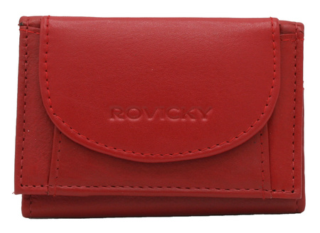 Portfel damski skórzany R-21-LFN Red