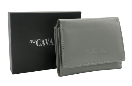 Portfel damski skórzany RD-17-GCL Gray