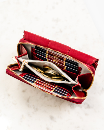 Portfel damski eko PTN 0015-HNL Red