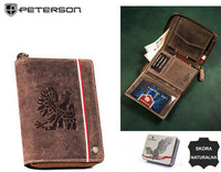 Portfel skórzany RFID PETERSON PTN 340P