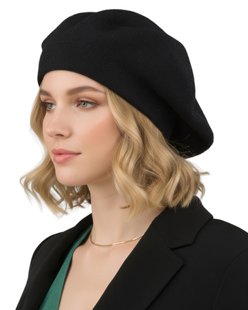 Beret damski BER-A10 Black