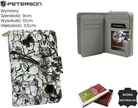 Portfel damski skóra+PU PTN PH31-LFL Black