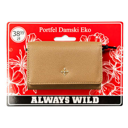 Portfel damski na blistrze PP-SF-1077-A-BL Beige