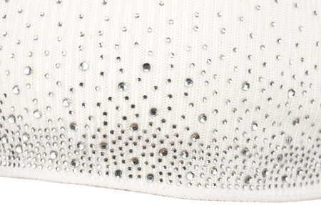 Women's hat with a touch of wool PTN HAT-01 White Peterson