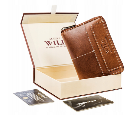 RFID leather wallet Always Wild N4Z-HWM