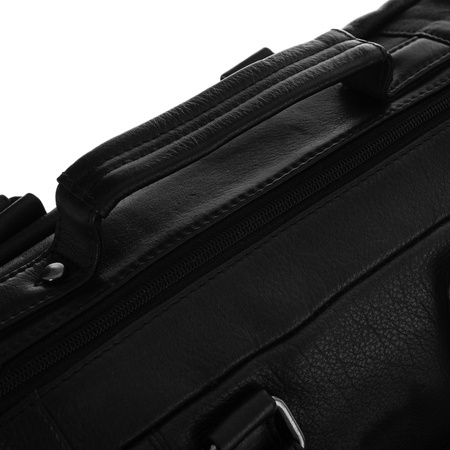 NO LOGO leather laptop bag LAP-31703-NDM-NL