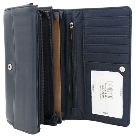 Portfel damski PU n012-APU-BL F.Navy
