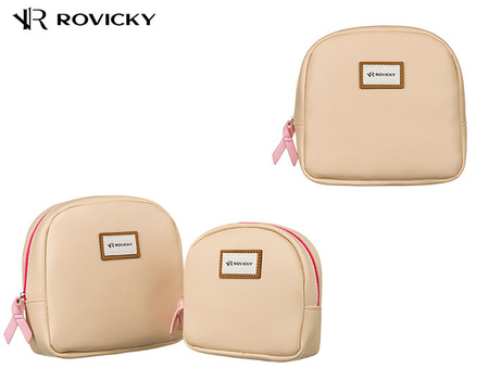 Zestaw kosmetyczek 2szt. R-261 Beige