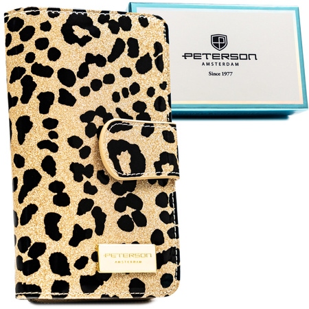 Portfel damski skóra+PU PTN PS116-PDS Gold