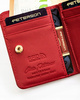 Women's wallet patent Saffiano leather PTN PH33-1-SAF Red