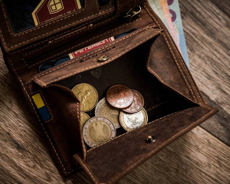 PETERSON PTN 324-P-UP UA RFID leather wallet