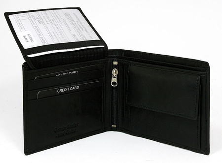 Man's leather wallet N7-CMC Black