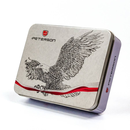 Portfel skórzany RFID PETERSON PTN 304P-01