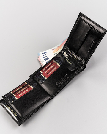 Portfel skórzany PTN 304-CA-6532 BLACK