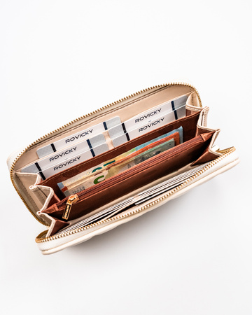 Portfel damski PU R-PKK-01 Cream