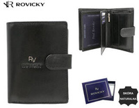 Leather wallet RV-7680278-5-L-BCA Black