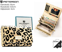 Portfel damski skóra+PU PTN PS112-PDS Gold