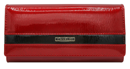 Portfel damski skórzany H22-2-SH9 Red