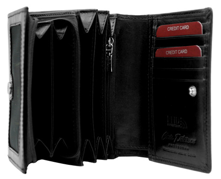 Portfel damski skórzany PTN 74892-TVT Black
