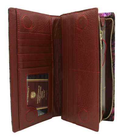 PETERSON PTN 421431-MD RFID leather wallet