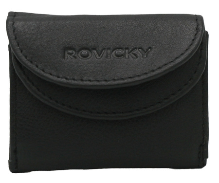 Portfel damski skórzany R-17-LFN Black