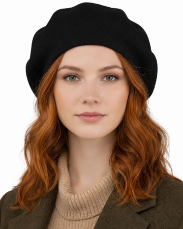 Beret damski PTN BER-A10 Black